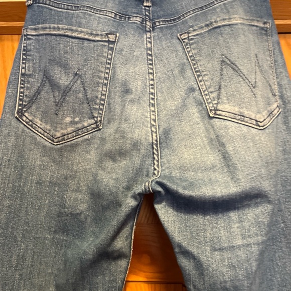 High Waisted Rider Skimp in Sorry I'm Staring MOTHER 31 Jeans - Picture 5 of 7